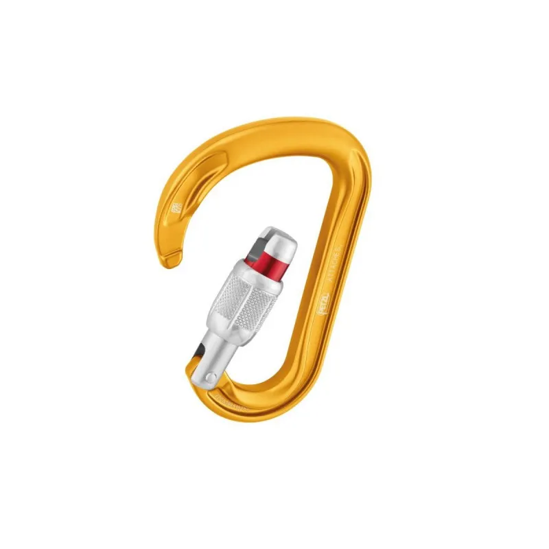 PETZL KARABINER ATTACHE, ZUTI 